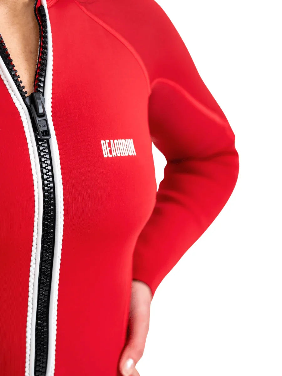 Beachbum Quick Dry Low-Leg Springsuit – Chilly Red