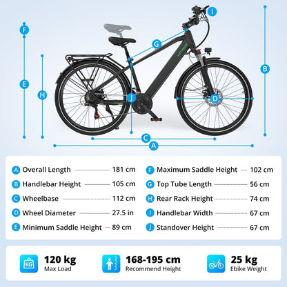 BK7S Pro 27.5 inch Electric Bike