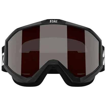Bliz Liner Black White Logo Goggle Orange Silver Mirror Lens