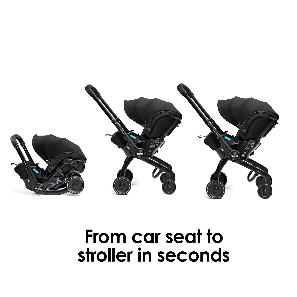 Doona X Infant Car Seat & Stroller – Nitro Black