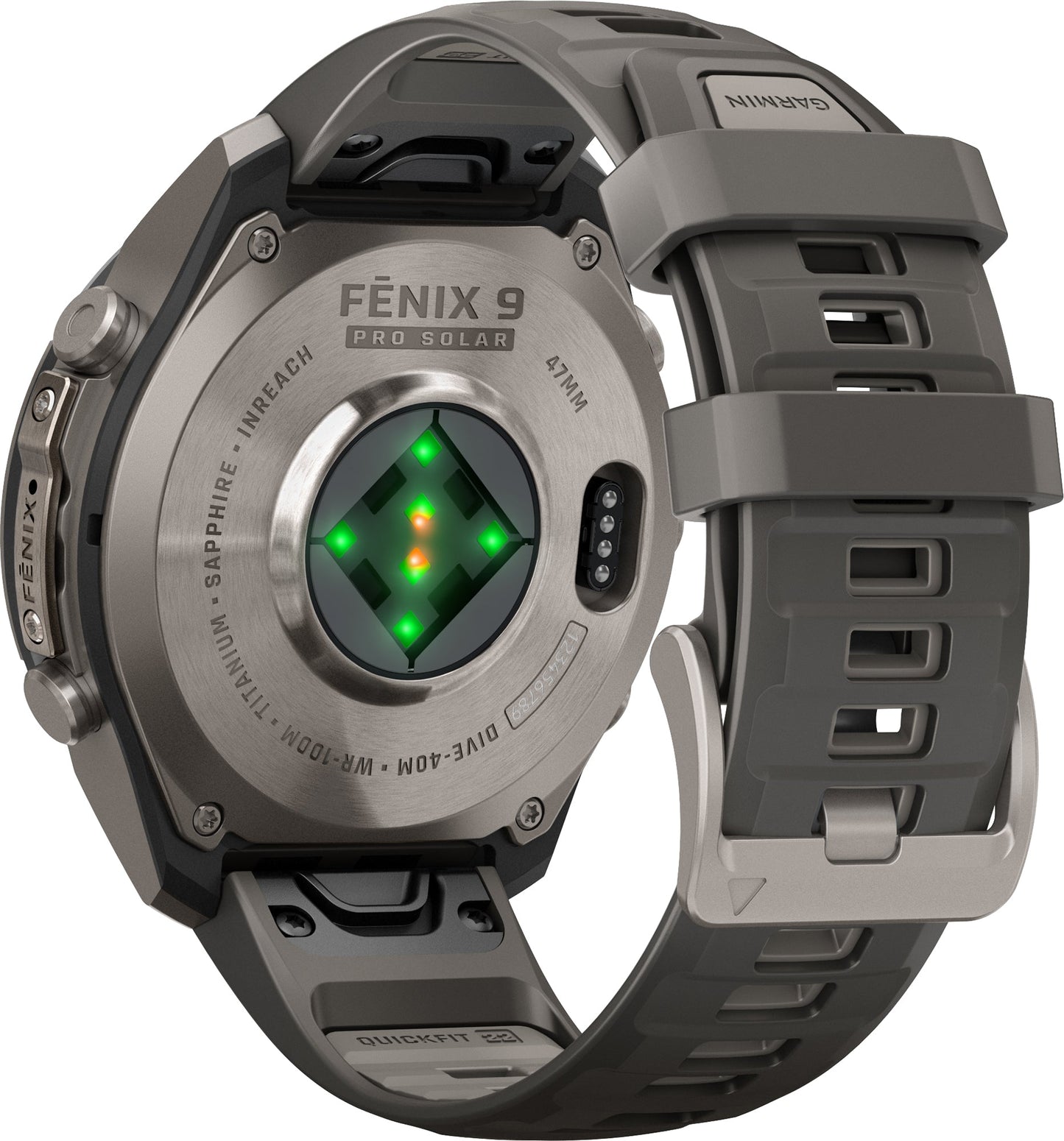 Garmin Fenix 9 Pro inReach SOLAR 51mm Multisport Watch - Grey