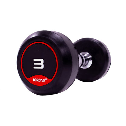 Jordan Classic Rubber Dumbbells 2.5kg pair