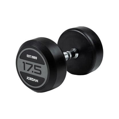 JORDAN Rubber Dumbbells - Grey