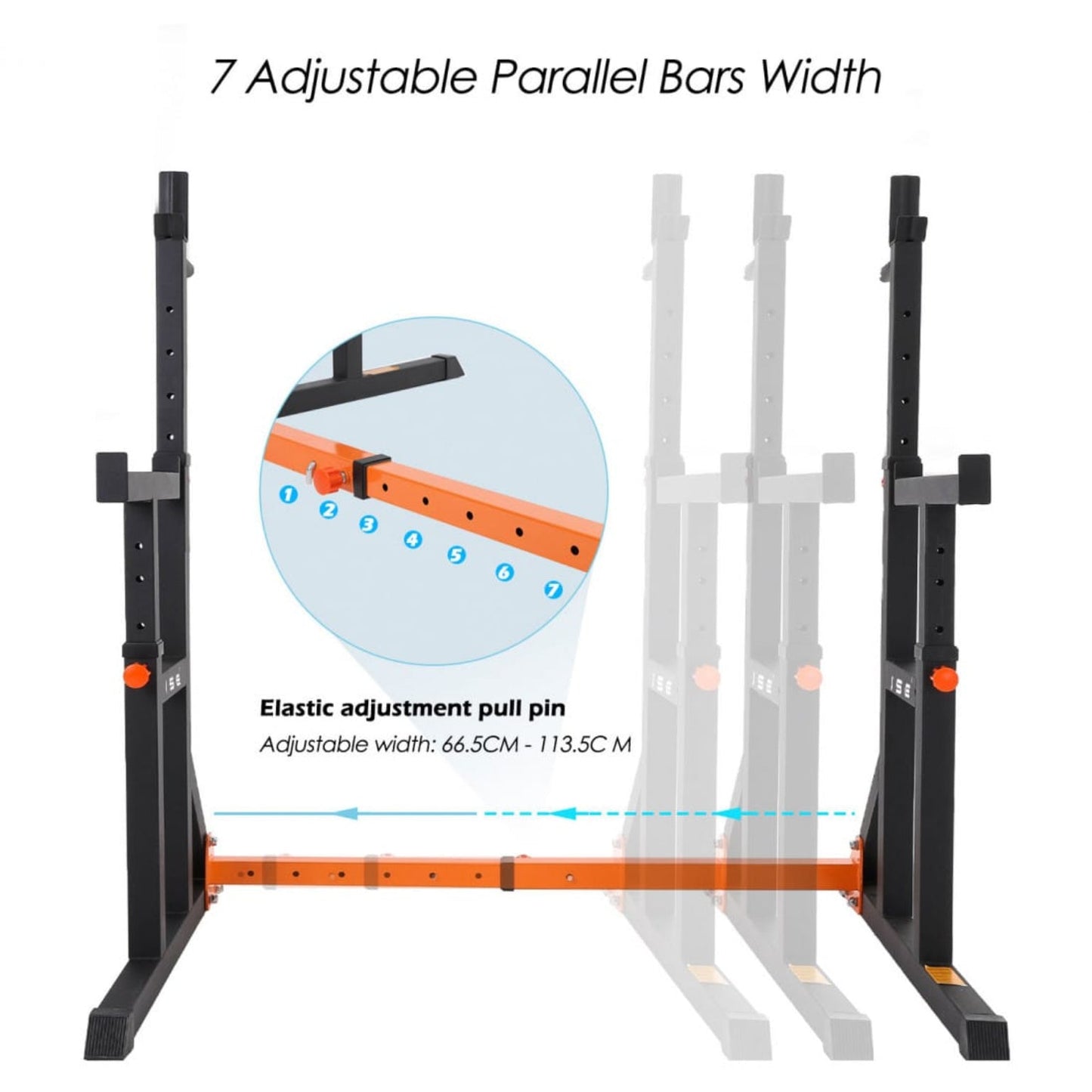 Heavy Duty Power Rack with Parallel Squat Bars