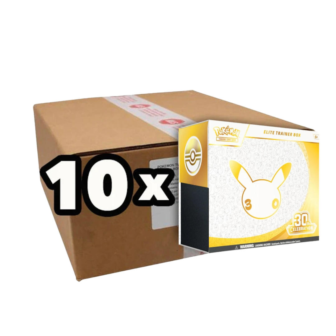 Pokémon TCG 30th Anniversary Celebrations Elite Trainer Box – Pack of 10